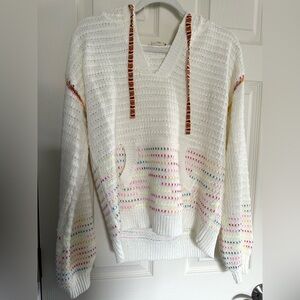 Hem & Thread Knit Hoodie